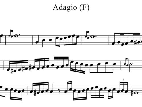 A. Marcello – Concerto per oboe in re minore – Adagio (D-E-F)