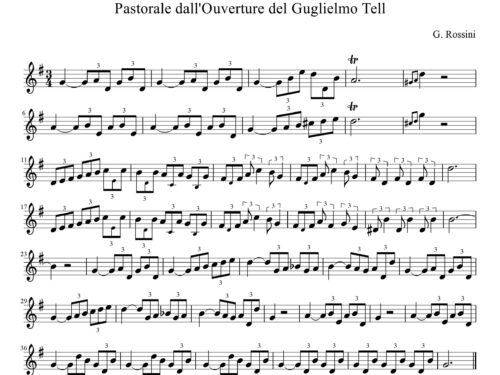 Rossini – Guglielmo Tell – Ouverture III
